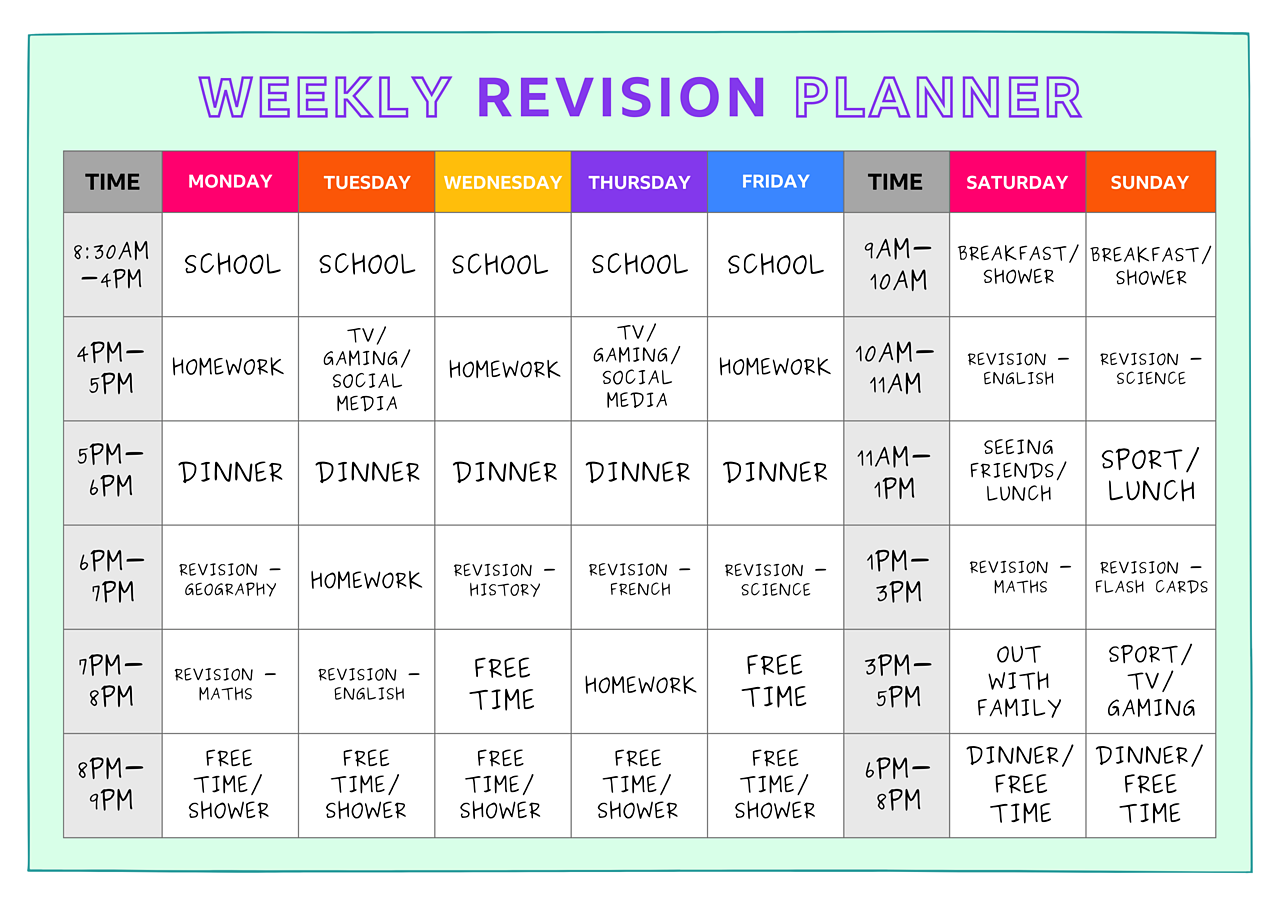 Summer 2024 A Level Timetable Image to u