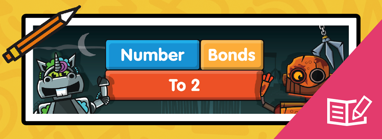 Number bonds to 2 | Reception maths | addition - BBC Bitesize