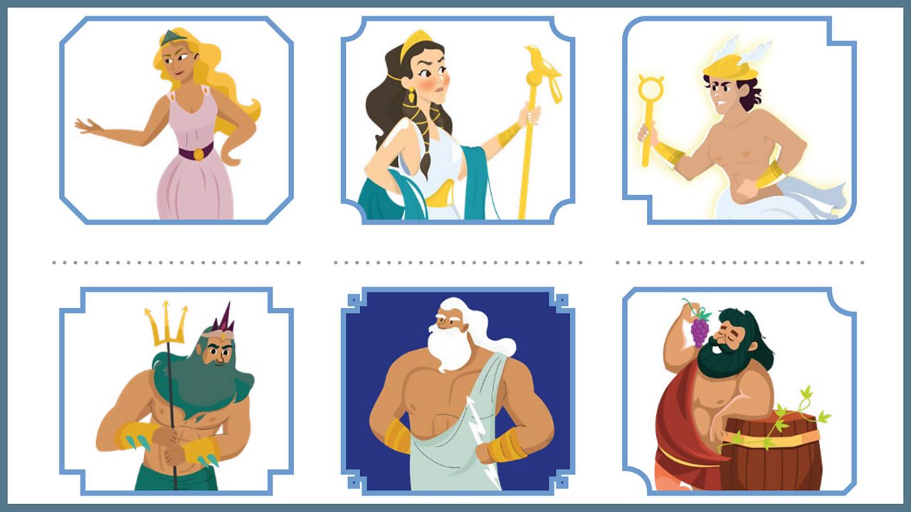 12 Olympians Gods And Goddesses