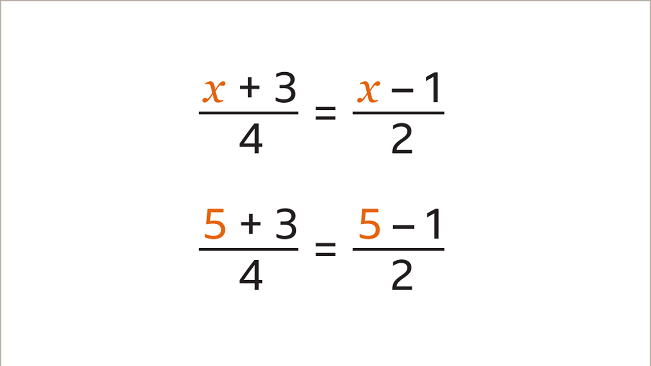 Solving Equations With Fractions KS3 Maths BBC Bitesize BBC Bitesize