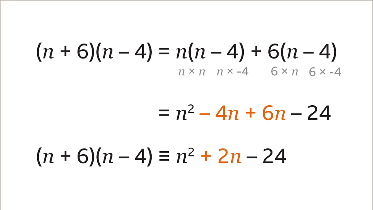 Multiplying brackets - KS3 Maths - BBC Bitesize - BBC Bitesize