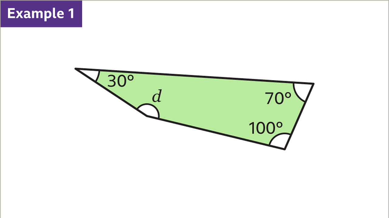 Angles in triangles and quadrilaterals KS3 Maths BBC Bitesize BBC