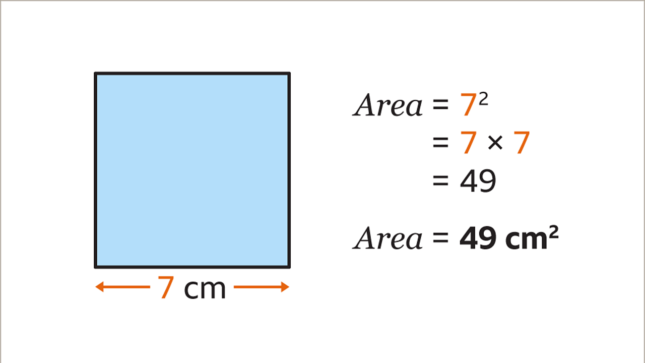 Area of squares, rectangles and compound shapes KS3 Maths BBC