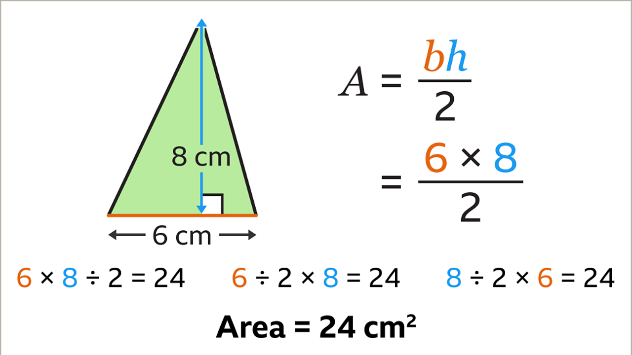 Area of triangles - KS3 Maths BBC Bitesize - BBC Bitesize