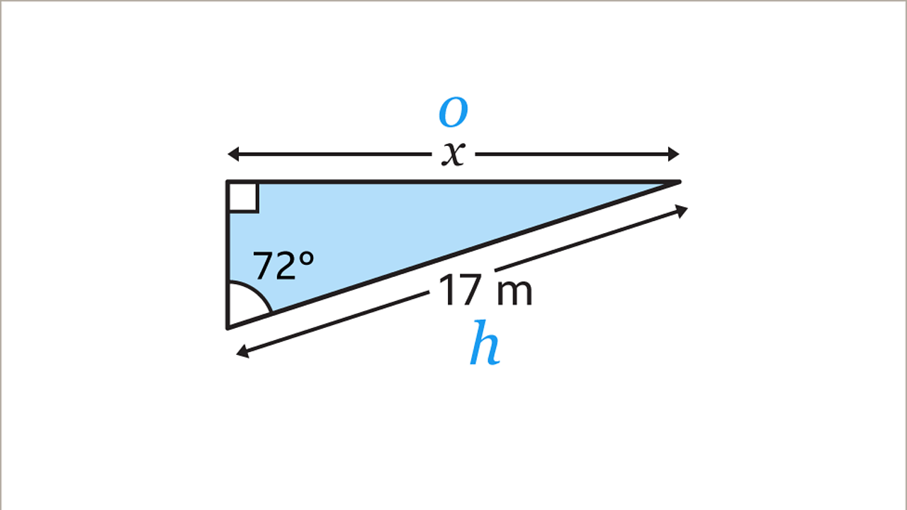Finding the length of a side in a rightangled triangle KS3 Maths