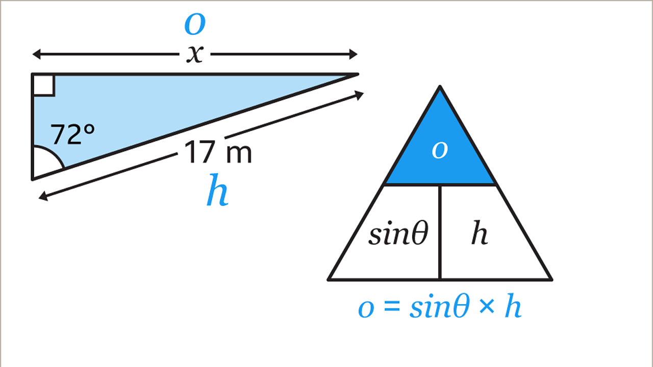 Finding the length of a side in a right-angled triangle - KS3 Maths ...