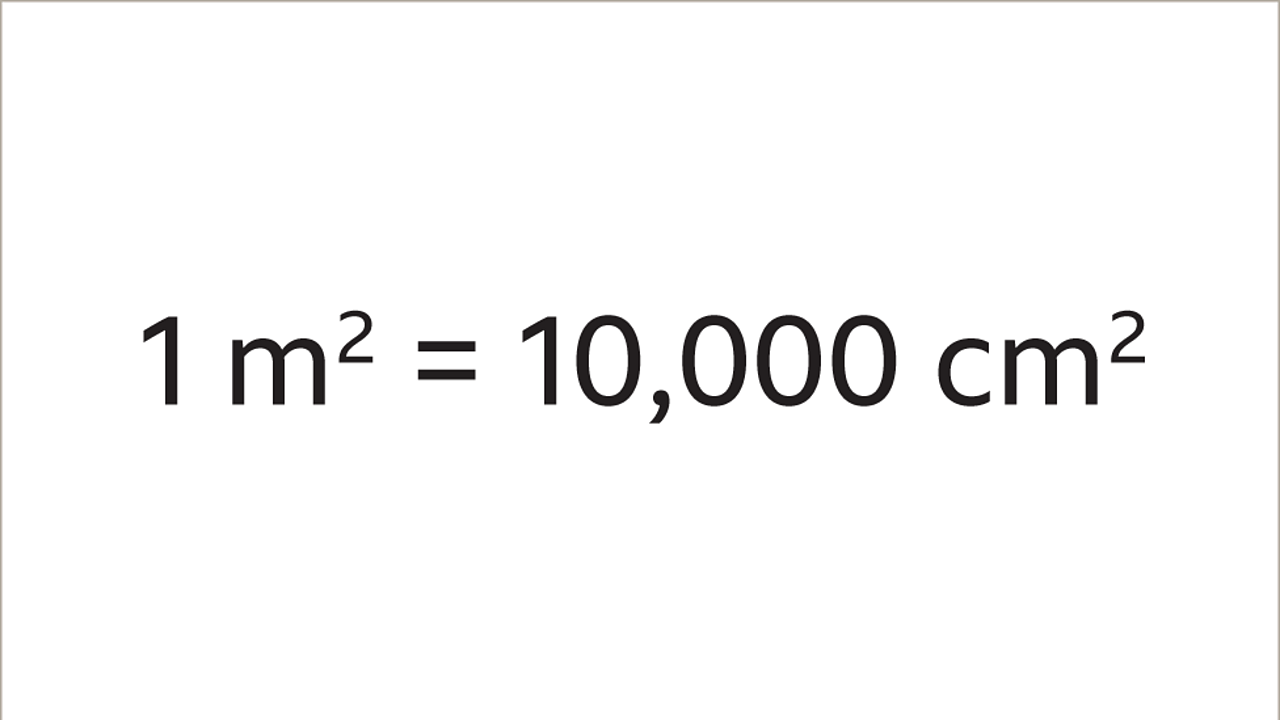 Converting metric units for area and volume - KS3 Maths - BBC Bitesize ...