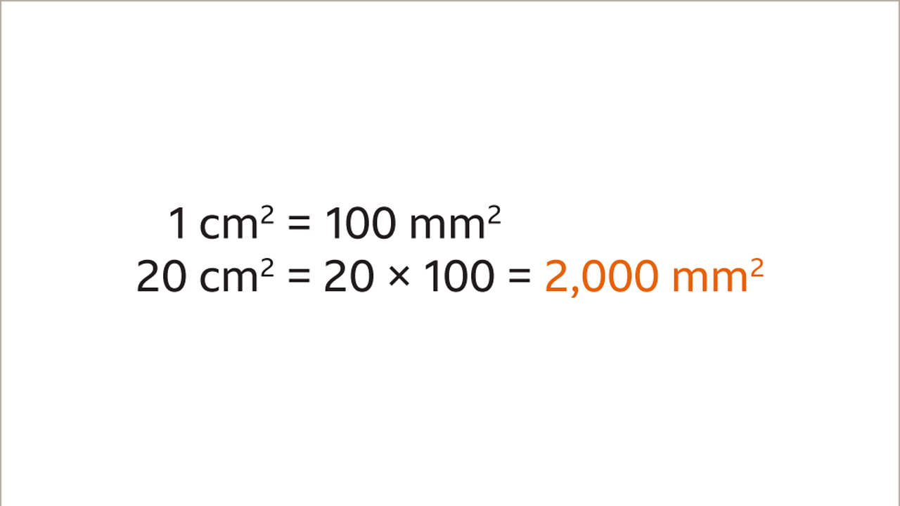 Converting metric units for area and volume - KS3 Maths - BBC Bitesize ...