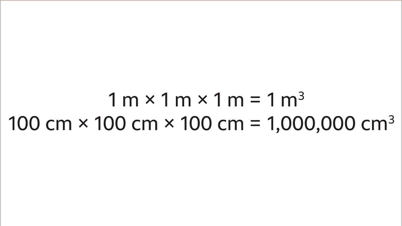 Converting metric units for area and volume - KS3 Maths - BBC Bitesize ...