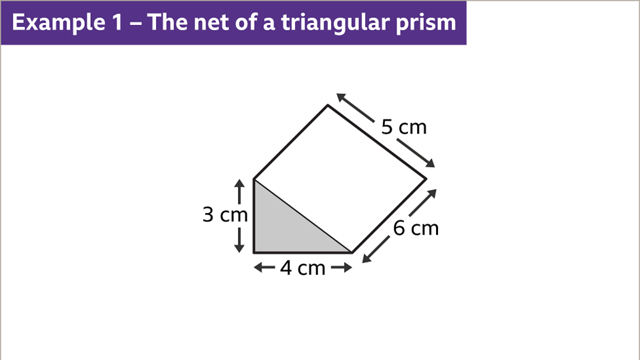 Draw the net of triangular prism  Maths   9625599  Meritnationcom