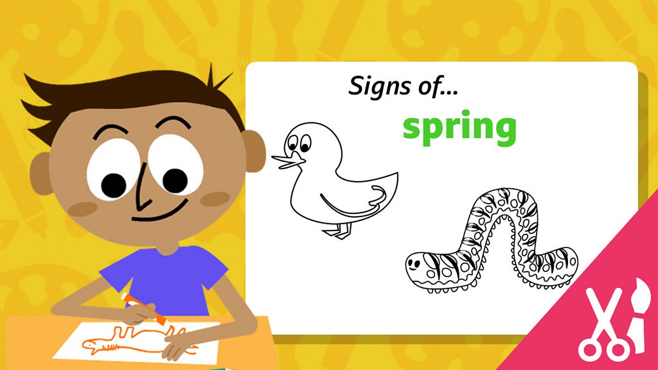 Seasons spot the difference quiz EYFS Reception BBC Bitesize