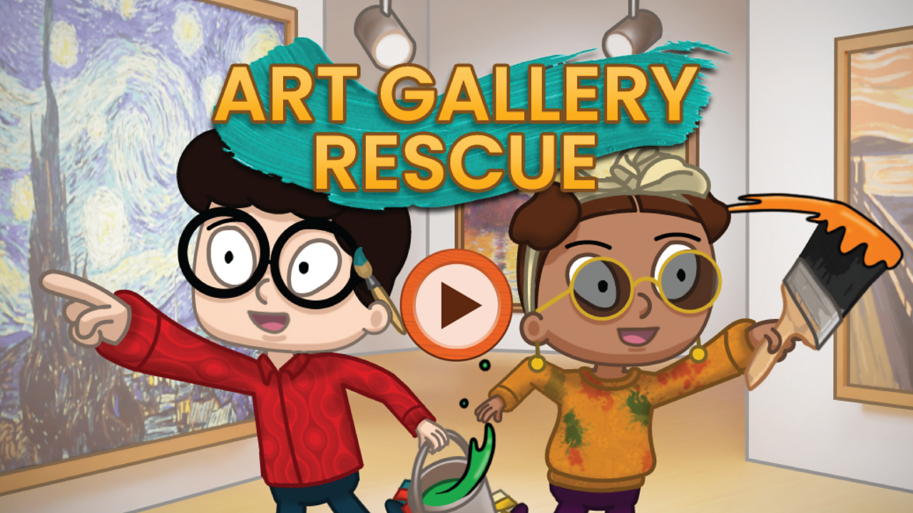 Art Gallery Rescue KS2 Art and Design Games BBC Bitesize BBC