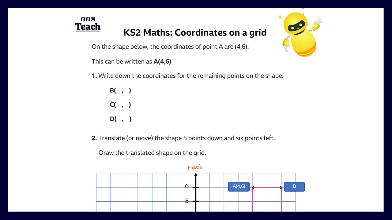 coordinates problem solving ks2