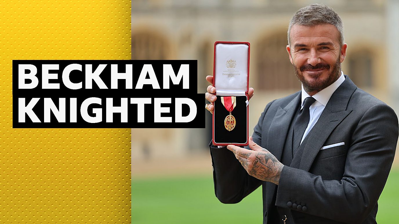 ¡Levántate, Sir David! Beckham recibe el título de caballero ¡Levántate, Sir David! Beckham recibe el título de caballero