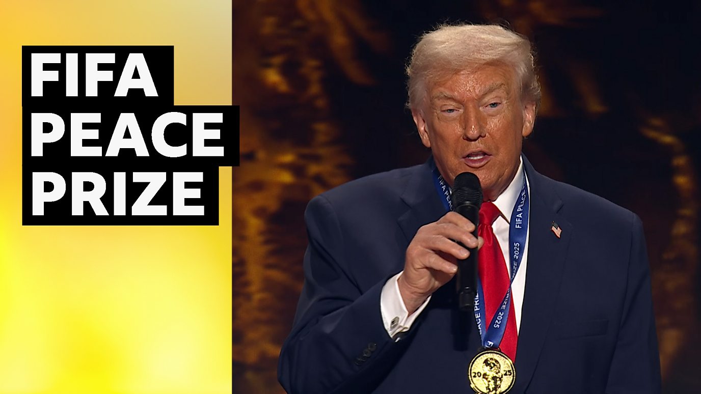 El presidente Trump gana el primer Premio FIFA de la Paz