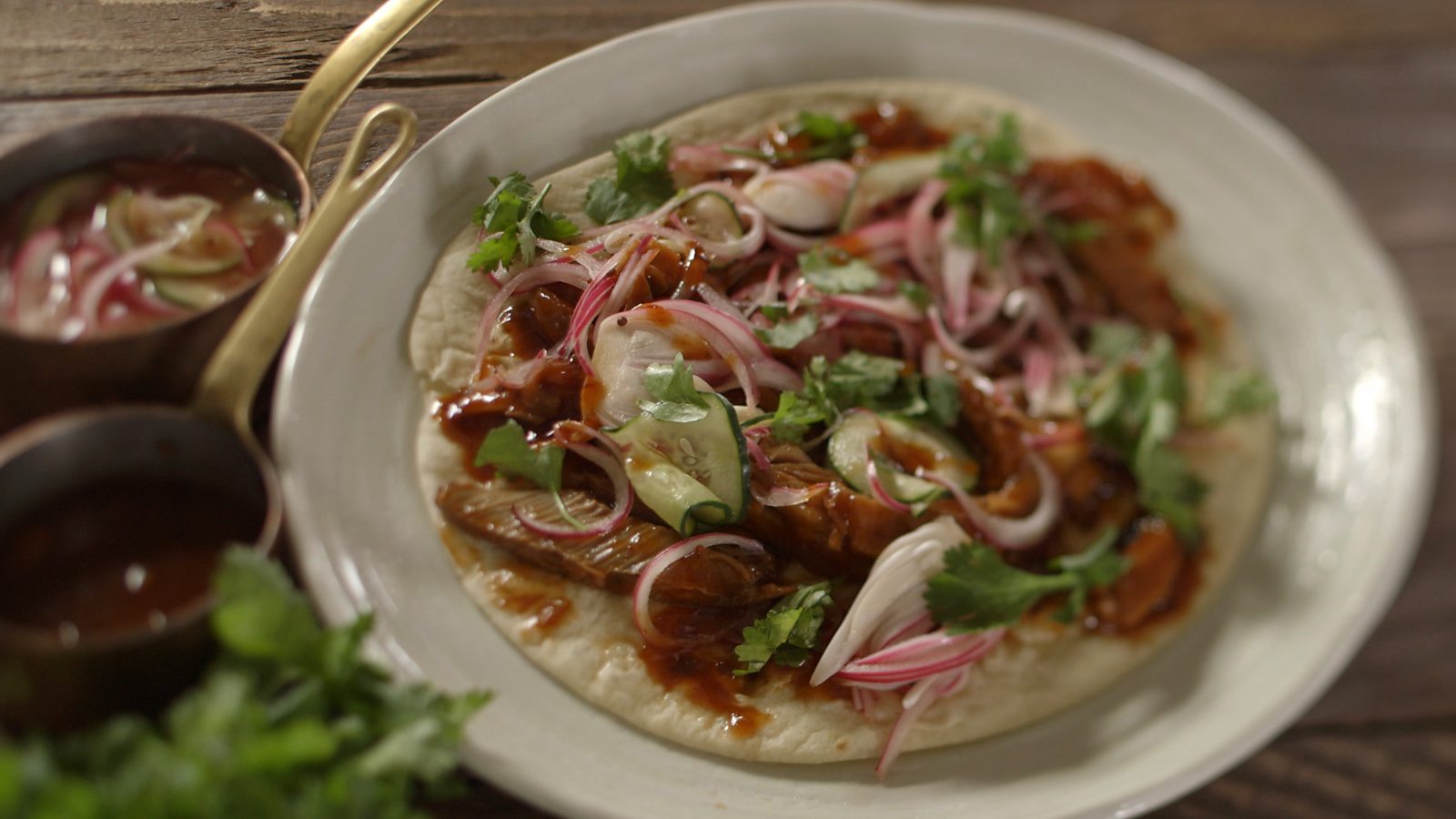 Barbecued lamb wraps recipe BBC Food