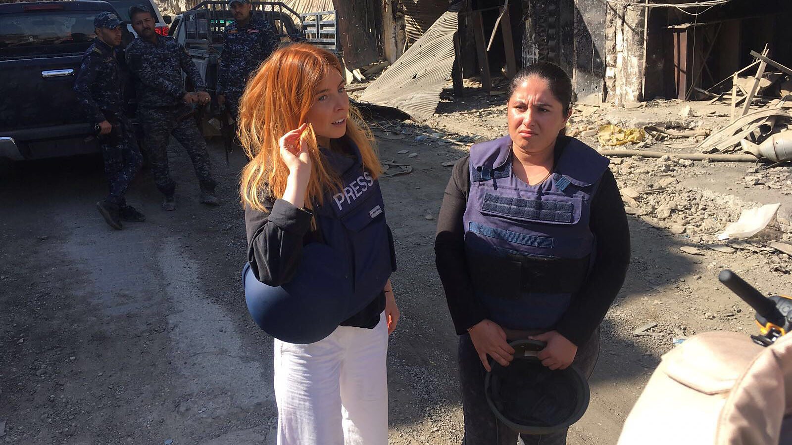 Stacey and Shereen in Iraq