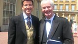 Aonghas MacLeòid còmhla ri Sebastian Coe