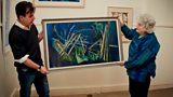 Jame Higgins and Anne Ellis at Lillie Art Gallery in Glasgow