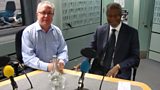 Kofi Annan with Matthew Bannister