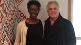 Peter Stringfellow with Paulette Edwards on ÃÛÑ¿´«Ã½ Radio Sheffield