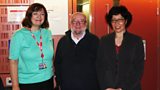 Bridget Kendall, Thomas Keneally, Fadia Faqir in the Forum studio. 24-10-2012