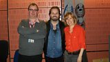 Richard, Alfie Boe and Sian