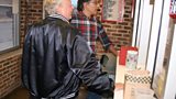 Jim and Alan at Parse's, the hang out for the `Greasers' of Chicago's North West side in the late 1950's