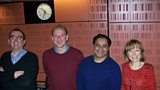 Richard, William Sieghart, Sanjeev Bhaskar and Sian