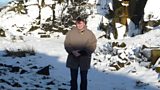 Poet Simon Armitage on Marsden Moor, West Yorkshire
