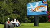 A telly so large, it has its own silo.....