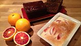 Orange Ginger Cake & Blood Orange Sabayon
