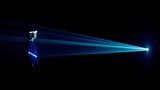 Images from The Hayward Gallery's Light Show: Anthony McCall, "You and I", Horizontal (2005)