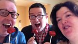 Red Nose Pop Cakes