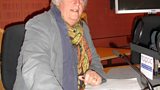 Michael in the studio recording the NAPAC Radio 4 Appeal