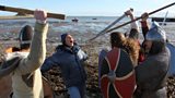 Julia explores Lindisfarne