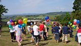 Winston's Wish balloon release at residential weekend