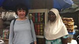 Jane Garvey with Mariama
