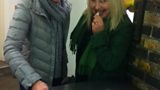 Marlena Spieler and Bronwen Percival tasting cheese.JPG