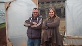 Alice visits the Severn Project poly-tunnels at Temple Meads in Bristol