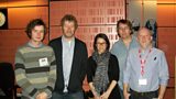 STUDIO PICTURE :: Olly Burton, Sebastian Faulks, Suzy Klein, Phil Gould and JP Devlin