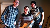 Susan Calman with Drew Sinclair & Stu Webb from Merchant City Music