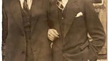 Slzengel and friend Ignac Papelbaum, Warsaw 1930