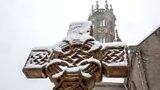 Cross outside Rhu Church Helensburgh