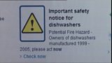 Dishwasher fires - advice