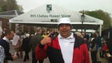 Martin outside The Chelsea Flower Show