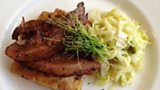 Guanciale with Boxty & Cabbage, Carbonara with Guanciale