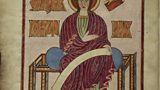Portrait of St John the Evangelist in the Lindisfarne Gospels