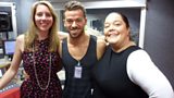 Strictly Come Dancing stars Artem Chigvintsev and Lisa Riley on air now with Laura
