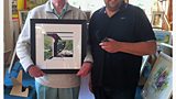 Gerald Pink with Martin
